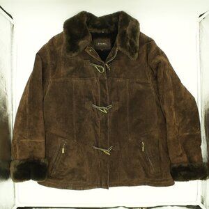 GUESS LEATHER WINTER COAT